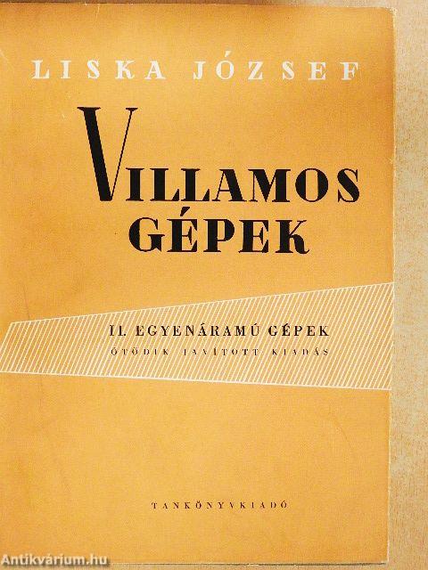 Villamos gépek II. 