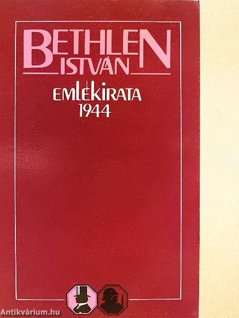 Bethlen István emlékirata