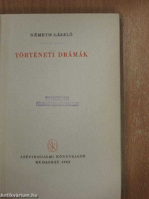 Történeti drámák I-II.