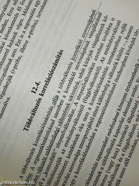 Általános statisztika II.