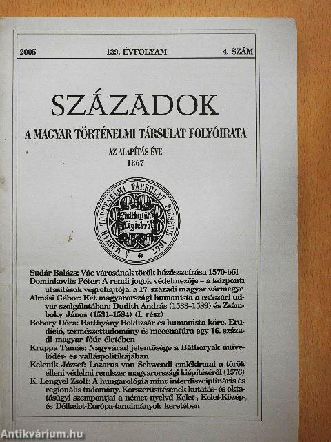Századok 2005/4.