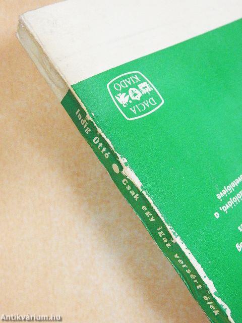 Csak egy igaz versért élek