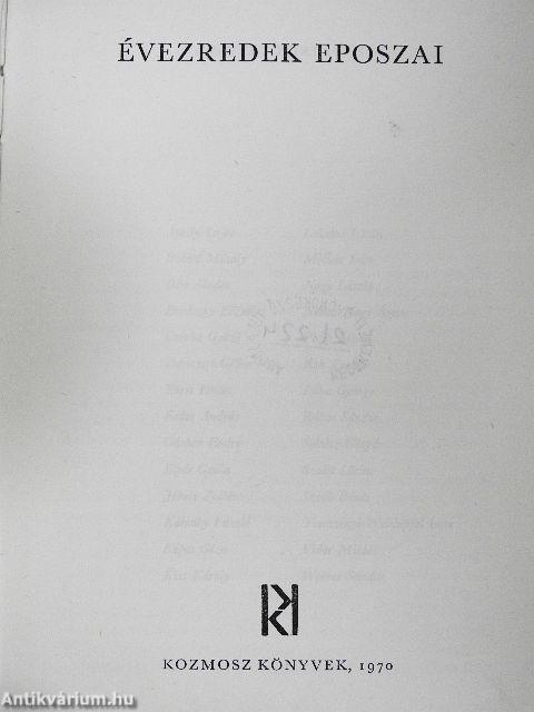 Évezredek eposzai