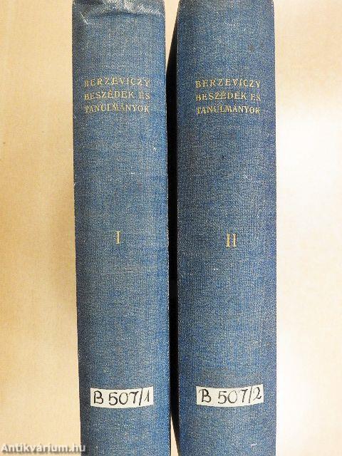 Beszédek és tanulmányok I-II.