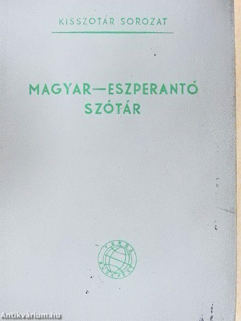 Magyar-eszperantó szótár