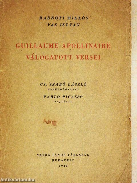 Guillaume Apollinaire válogatott versei
