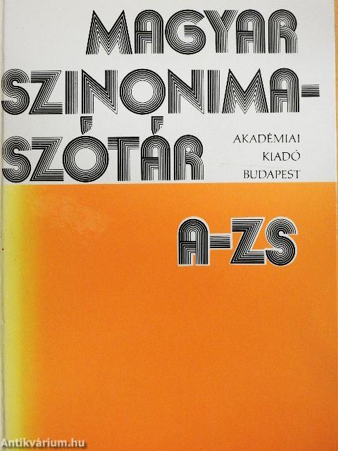 Magyar szinonimaszótár