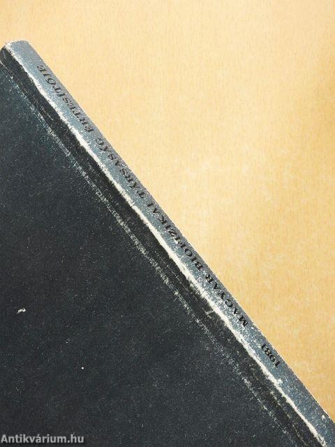 A Magyar Biofizikai Társaság Értesítője 1981.