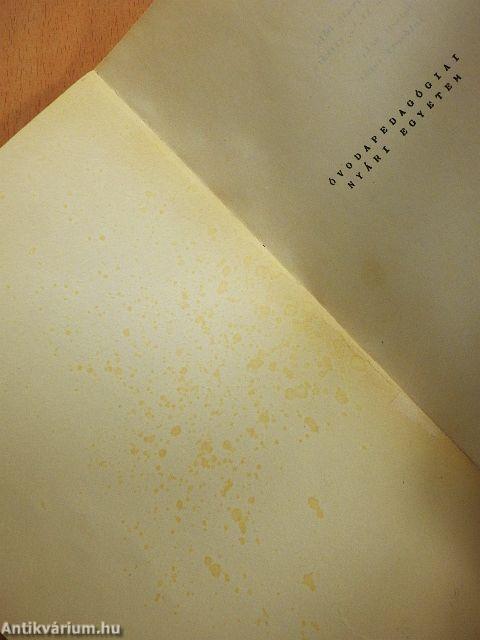 Óvodapedagógiai Nyári Egyetem 1981