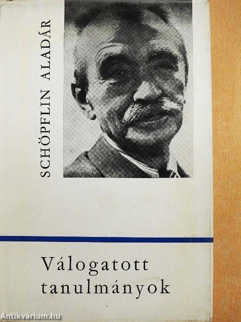 Válogatott tanulmányok