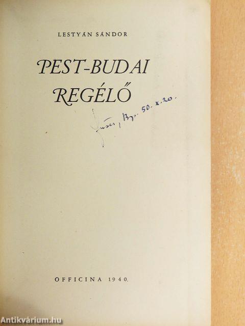 Pest-budai regélő