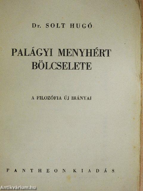 Palágyi Menyhért bölcselete