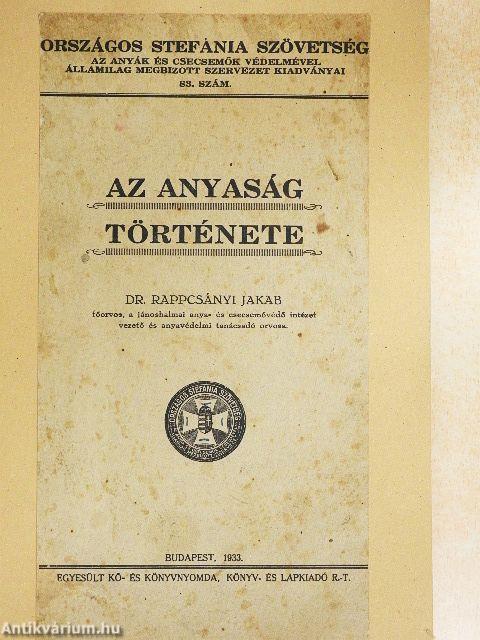 Az anyaság története