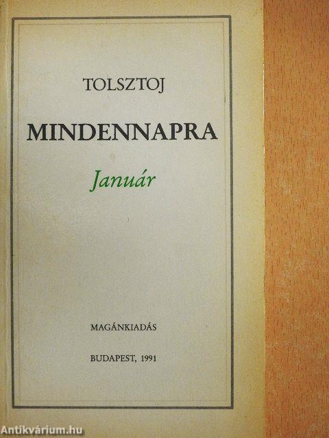 Mindennapra - Január
