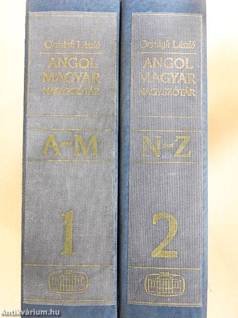 Angol-magyar nagyszótár 1-2.