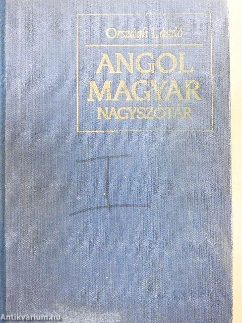 Angol-magyar nagyszótár 1-2.