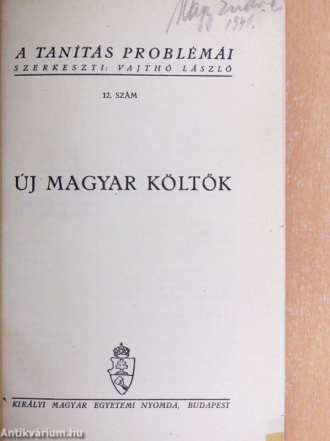 Új magyar költők I.