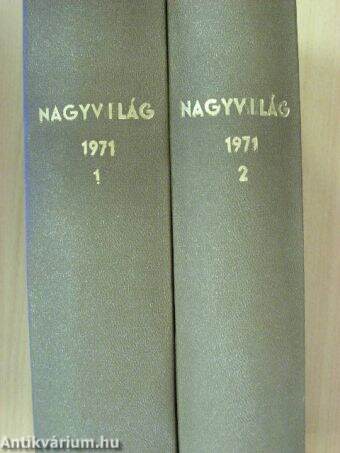 Nagyvilág 1971. január-december I-II.