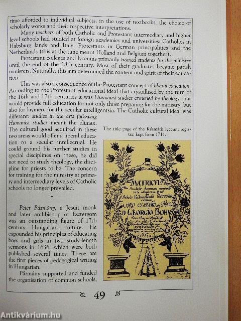 The Thousand-Year History of Schools in Hungary