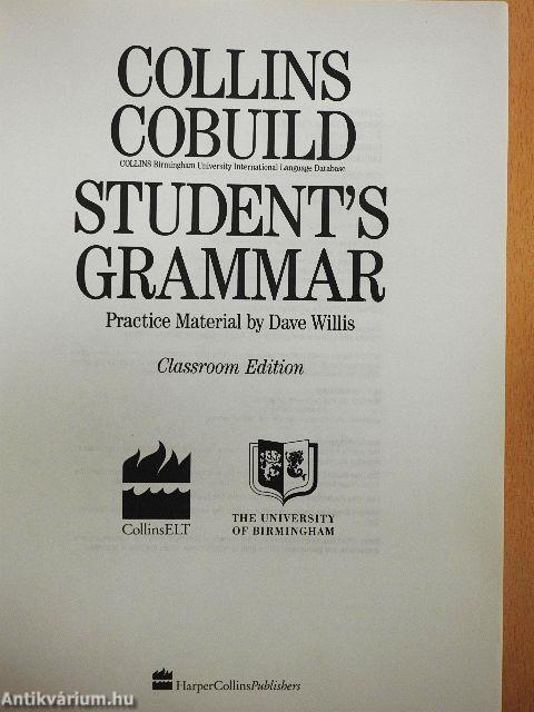 Collins Cobuild Student's Grammar