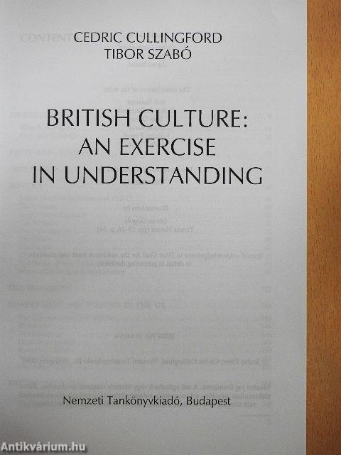 British Culture: An Exercise in Understanding