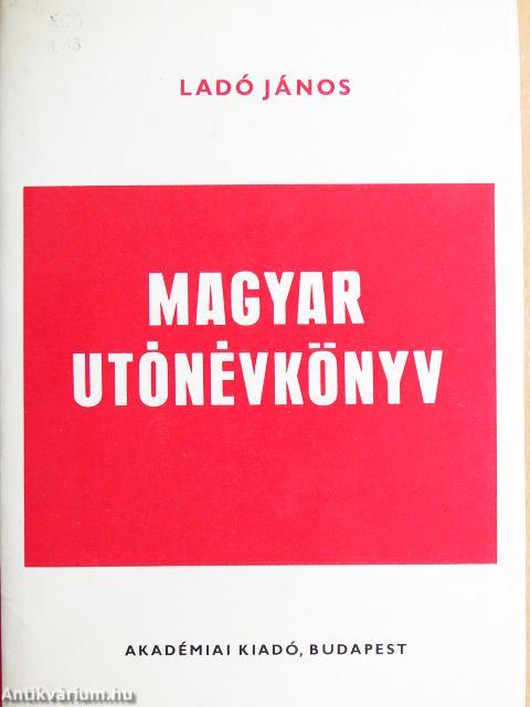 Magyar utónévkönyv