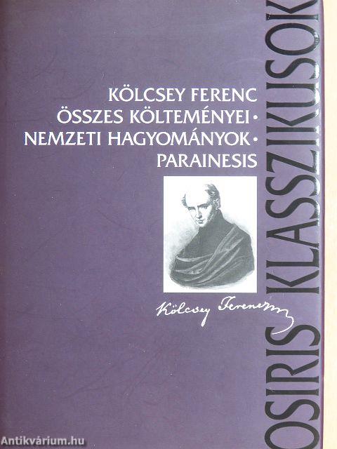 Kölcsey Ferenc összes költeményei/Nemzeti hagyományok/Parainesis