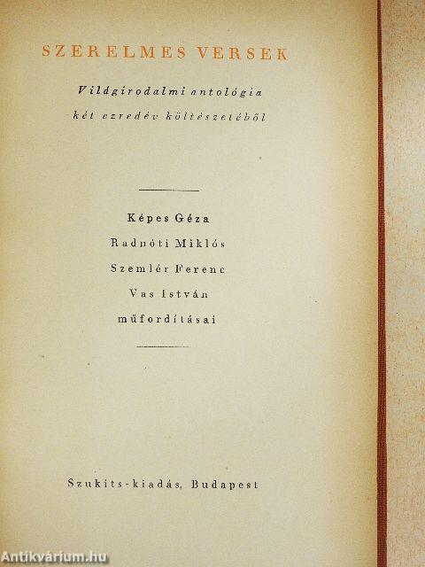 Szerelmes versek