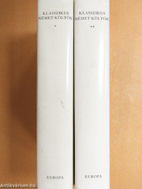 Klasszikus német költők I-II.