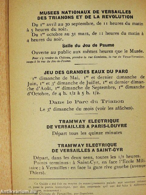 Versailles et les Trianons