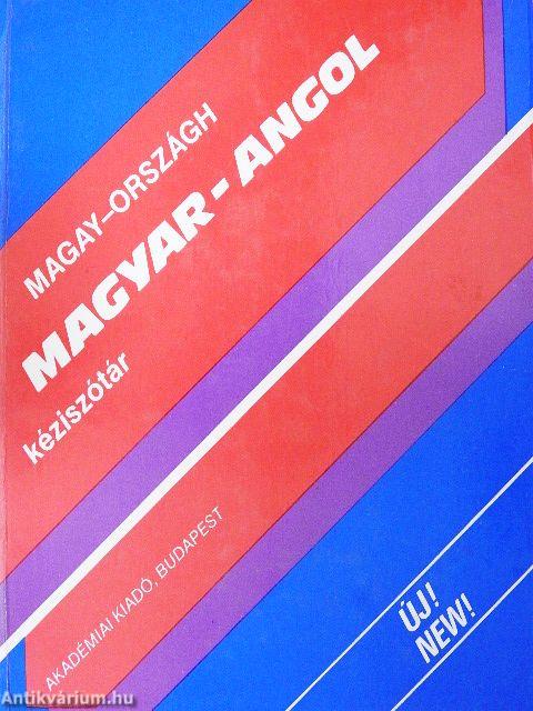 Magyar-angol kéziszótár