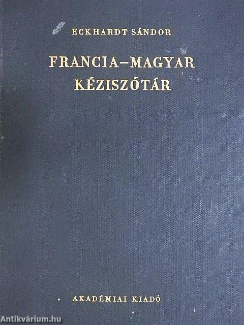 Francia-magyar kéziszótár 