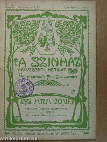 A szinház 1904. márczius 6-13.