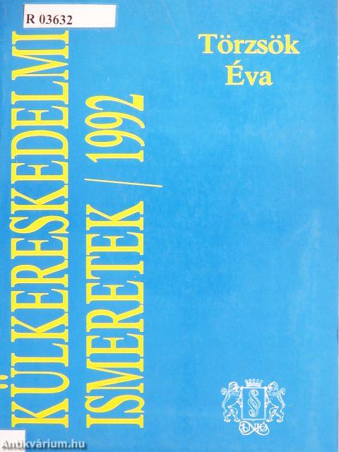 Külkereskedelmi ismeretek 1992