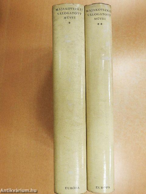 Majakovszkij válogatott művei I-II.