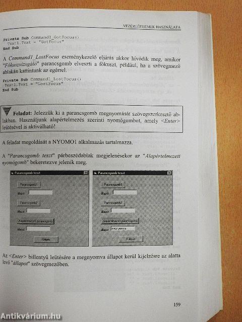 Windows alkalmazások fejlesztése Visual Basic 5 rendszerben - CD-vel