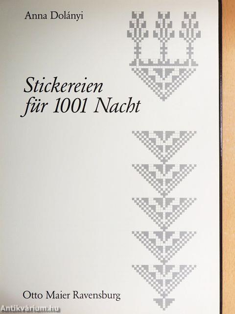 Stickereien für 1001 Nacht