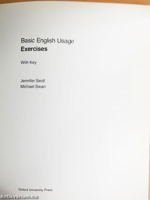 Basic English Usage Exercises