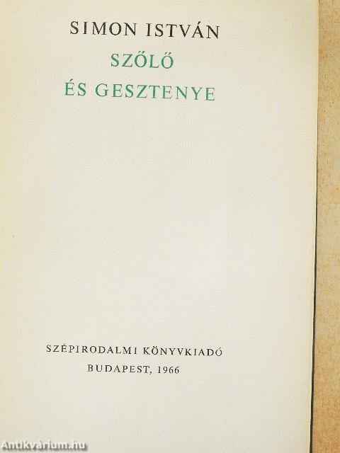 Szőlő és gesztenye