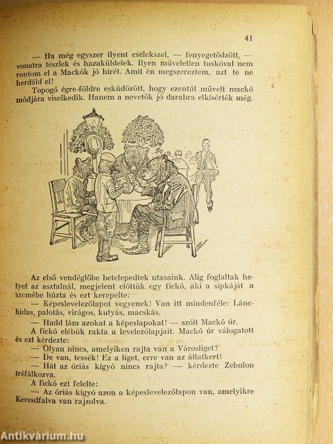 Mackó úr szárazon és vizen