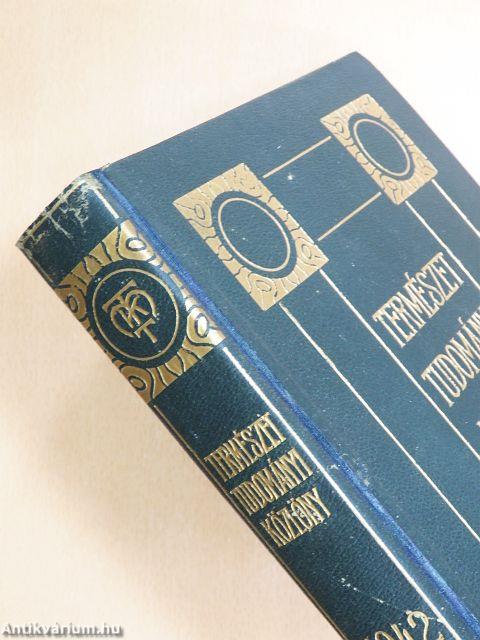 Természettudományi Közlöny 1942. január-december/Pótfüzetek a Természettudományi Közlönyhöz 1942. január-december