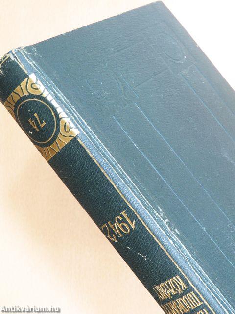 Természettudományi Közlöny 1942. január-december/Pótfüzetek a Természettudományi Közlönyhöz 1942. január-december