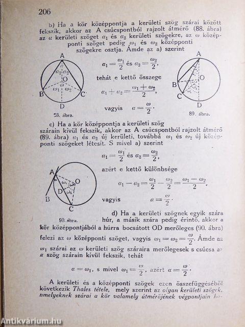 Algebra és geométria