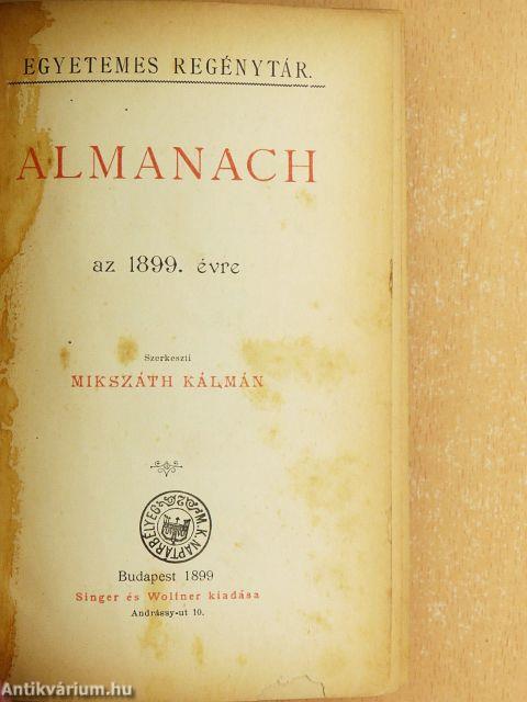 Almanach az 1899. évre