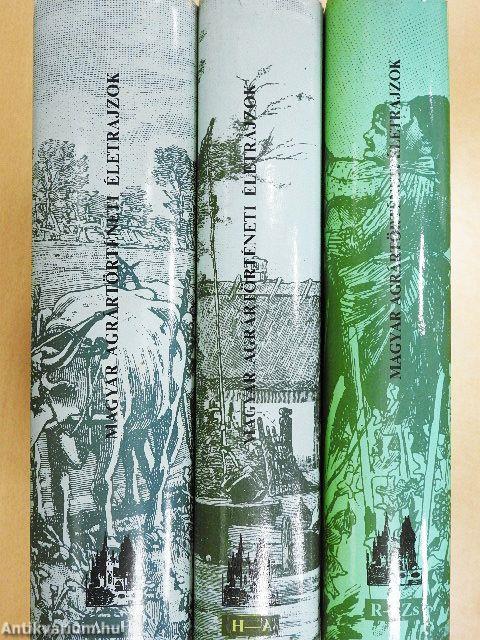 Magyar agrártörténeti életrajzok I-III.