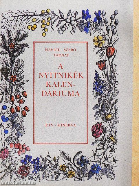 A Nyitnikék kalendáriuma