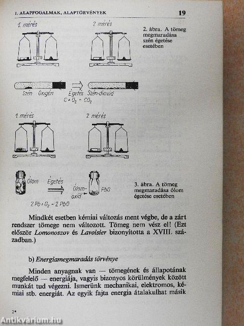 Kémiai összefoglaló
