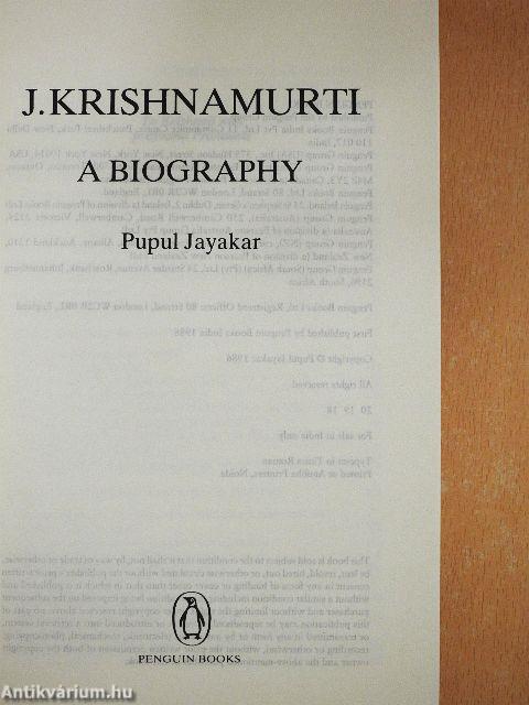 J. Krishnamurti