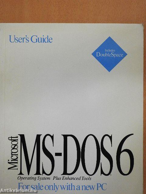 Microsoft MS-DOS 6 For the MS-DOS Operating System