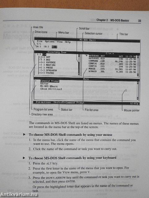 Microsoft MS-DOS 6 For the MS-DOS Operating System